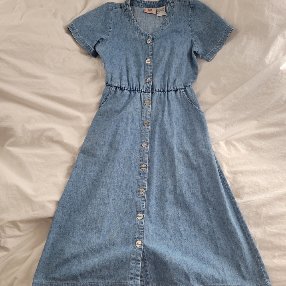 Vintage Faded Glory Jean Dress